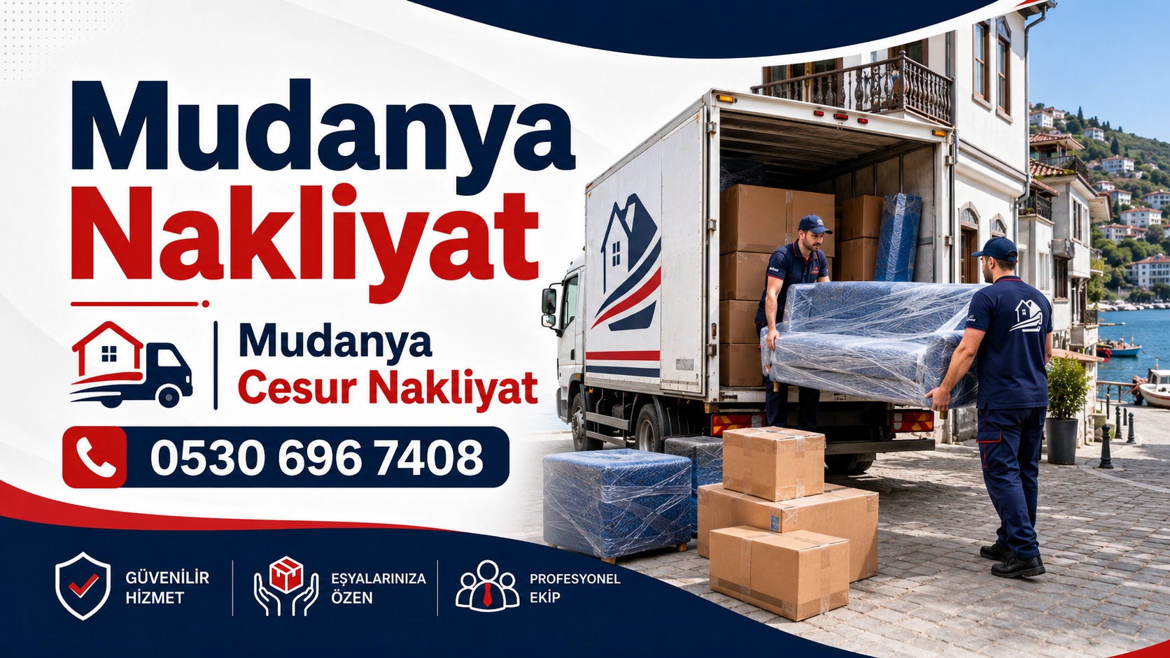 Mudanya Cesur Nakliyat taşıma ekibi